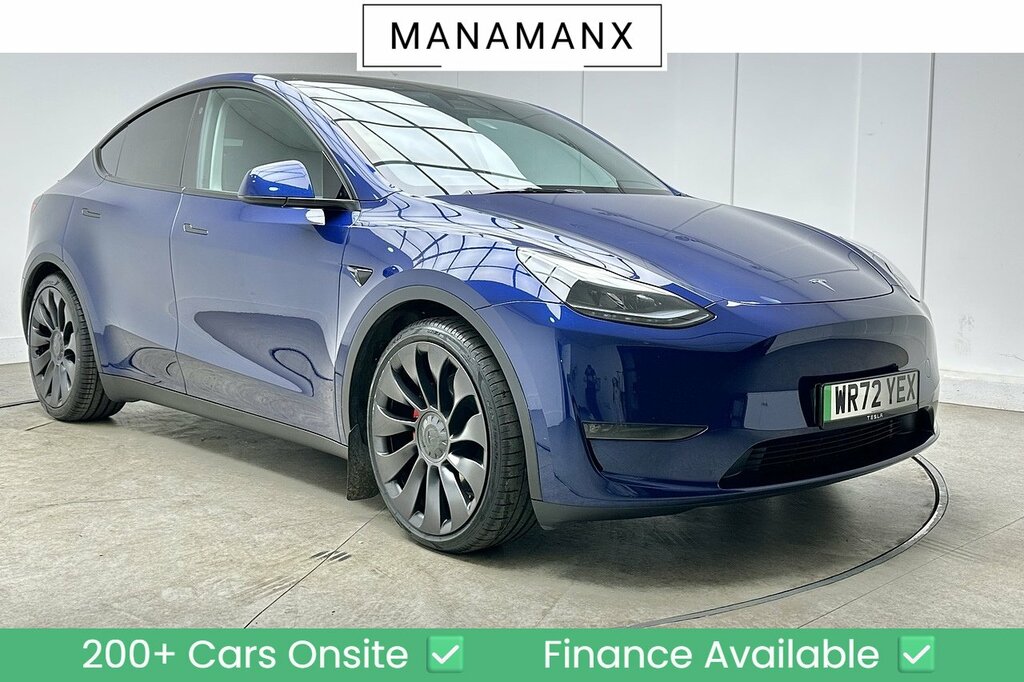 Tesla Model Y Performance Blue