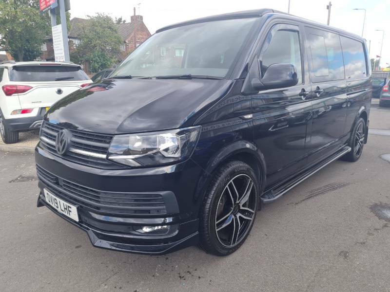 Volkswagen Transporter 2.0 Tdi Bmt 150 Highline Kombi Van Black #3