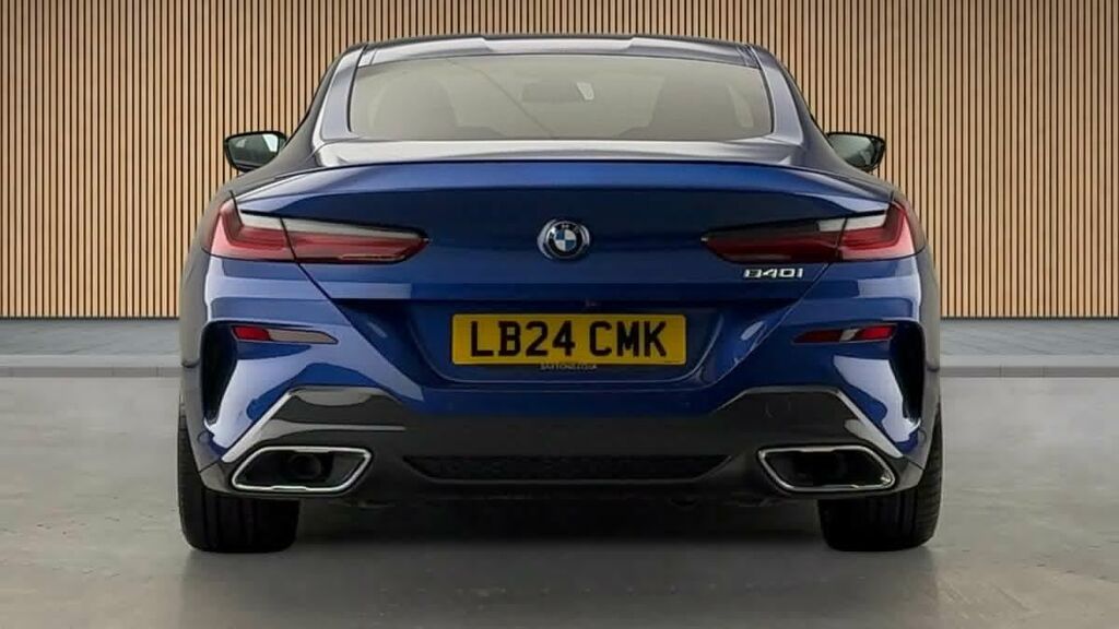 BMW 8 Series Gran Coupe 840I M Sport Coupe Blue #4