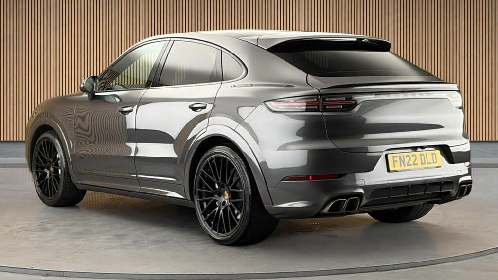 Porsche Cayenne 4.0T V8 Turbo Coupe Tiptronics 4Wd Euro FN22DLD Grey #2