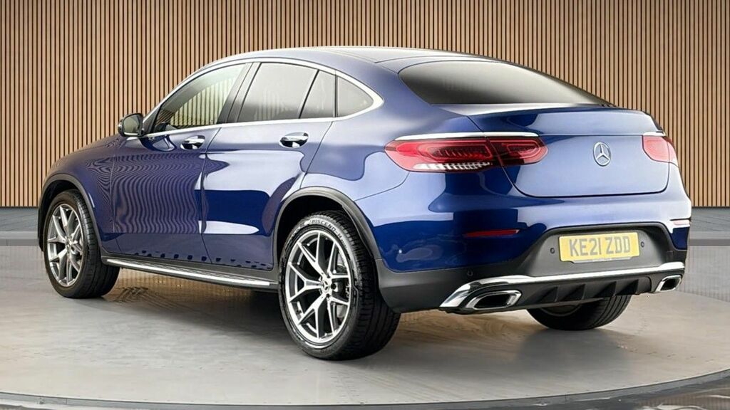 Mercedes-Benz GLC Class 2.0 Glc300h Mhev Amg Line Premium Plus Coupe KE21ZDD Blue #2