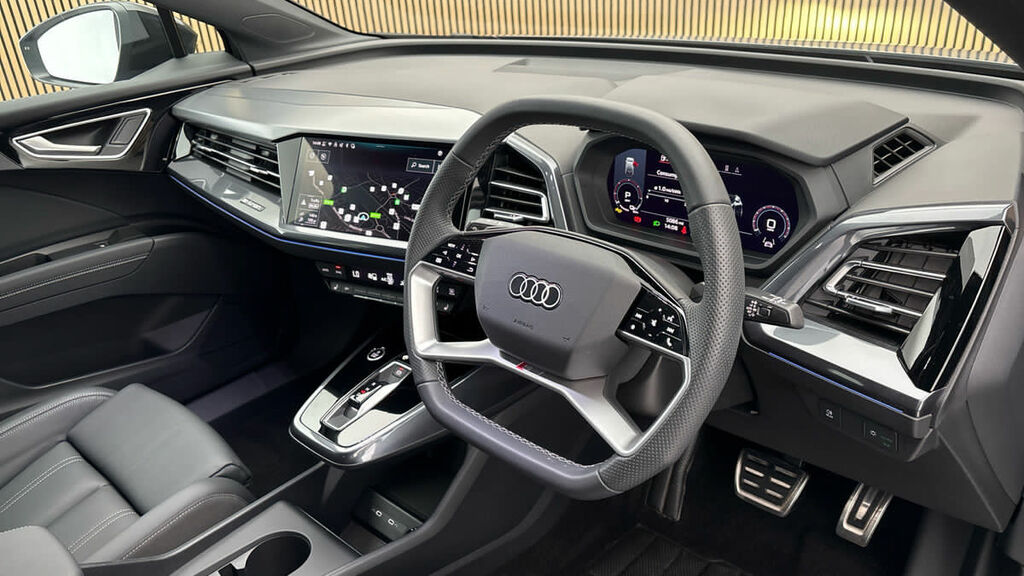 Audi Q4 E Tron 55 Black Edition Suv Quattro 82K Grey #5