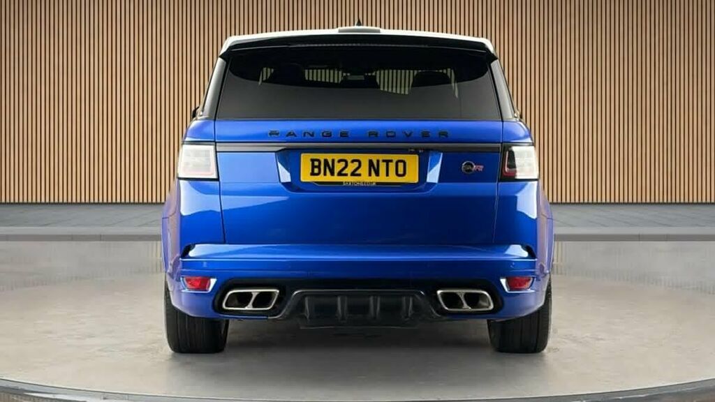 Land Rover Range Rover Sport 5.0 P575 V8 Svr Carbon Edition Suv BN22NTO Blue #4