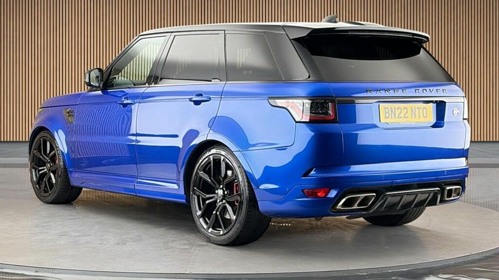 Land Rover Range Rover Sport 5.0 P575 V8 Svr Carbon Edition Suv BN22NTO Blue #2