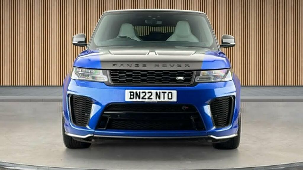 Land Rover Range Rover Sport 5.0 P575 V8 Svr Carbon Edition Suv BN22NTO Blue #3