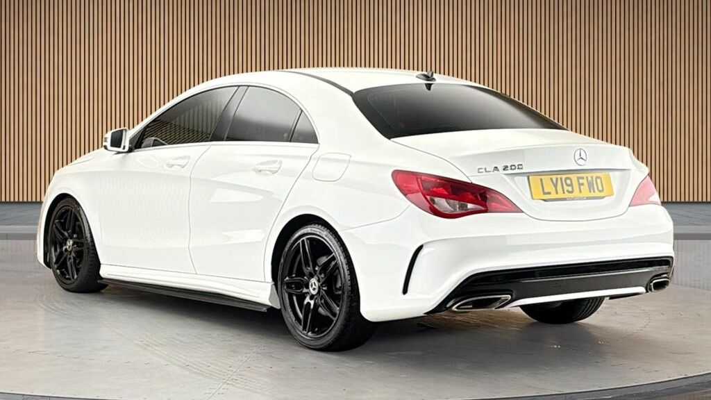 Mercedes-Benz CLA Class 1.6 Cla200 Amg Line Edition Coupe 7G-dc LY19FWO White #2