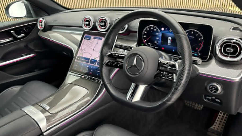 Mercedes-Benz C Class 1.5 C200h Mhev Amg Line Premium Saloon Petro VX22RZV Grey #5