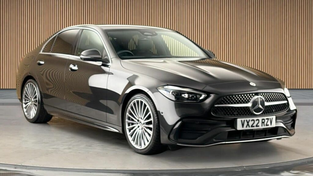 Mercedes-Benz C Class 1.5 C200h Mhev Amg Line Premium Saloon Petro VX22RZV Grey