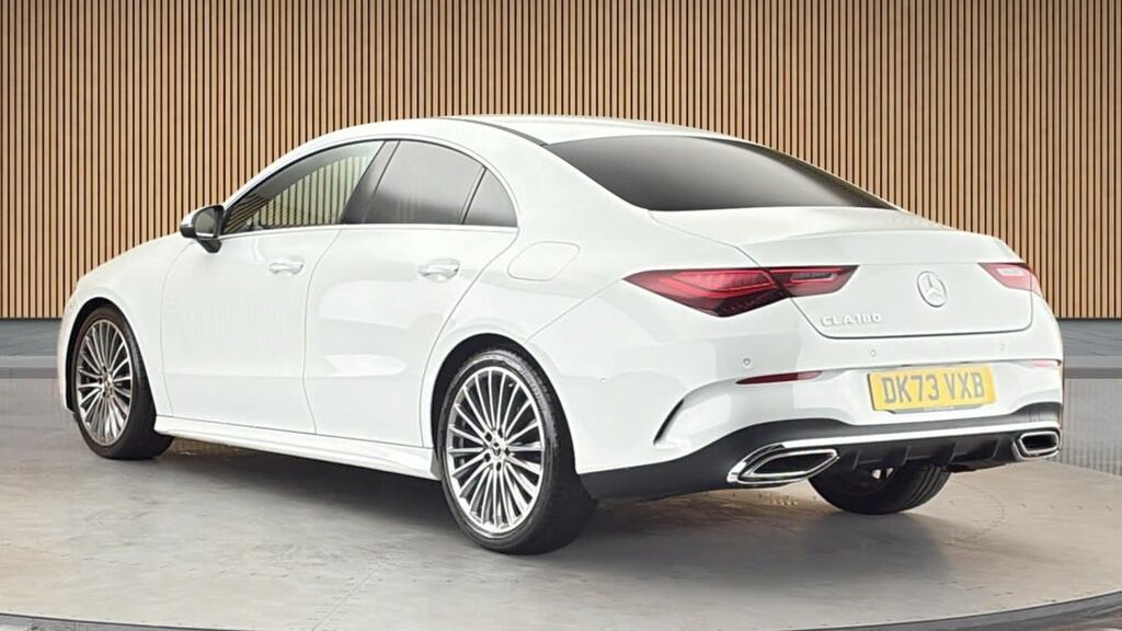 Mercedes-Benz CLA Class 1.3 Cla180h Mhev Amg Line Premium Coupe Petr DK73VXB White #2