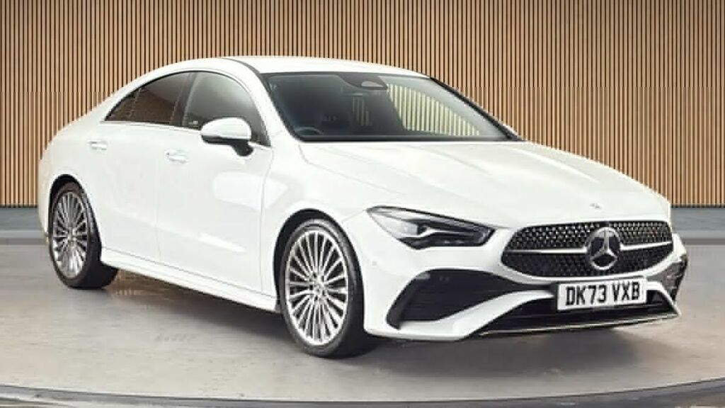 Mercedes-Benz CLA Class 1.3 Cla180h Mhev Amg Line Premium Coupe Petr DK73VXB White