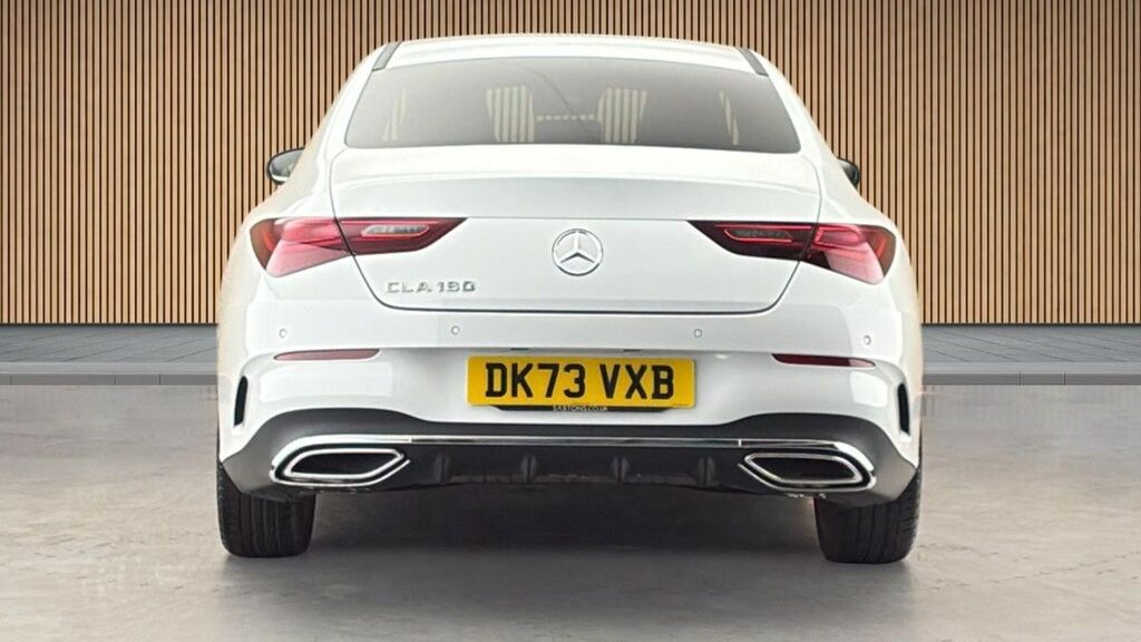 Mercedes-Benz CLA Class 1.3 Cla180h Mhev Amg Line Premium Coupe Petr DK73VXB White #4