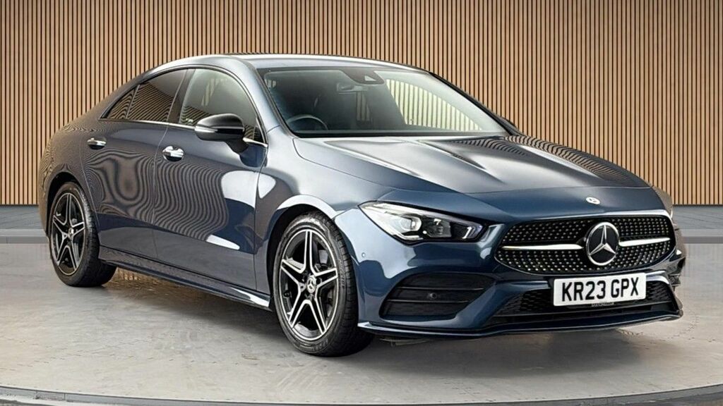 Mercedes-Benz CLA Class 1.3 Cla180 Amg Line Premium Coupe 7G- Blue