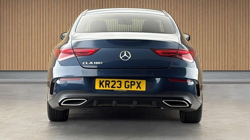 Mercedes-Benz CLA Class 1.3 Cla180 Amg Line Premium Coupe 7G- KR23GPX Blue #4