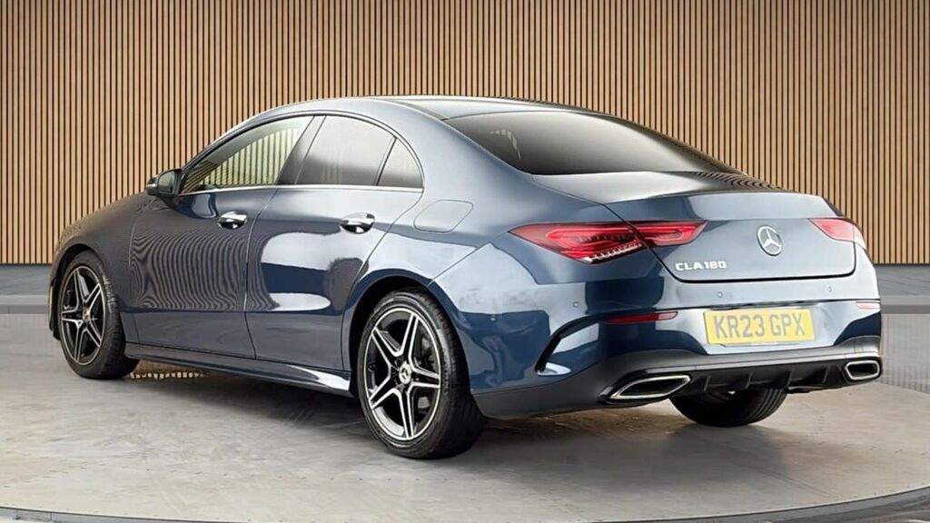 Mercedes-Benz CLA Class 1.3 Cla180 Amg Line Premium Coupe 7G- KR23GPX Blue #2