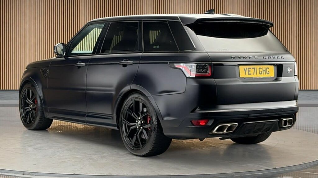 Land Rover Range Rover Sport 5.0 P575 V8 Gpf Svr Suv 4Wd Euro 6 YE71GHG Black #2