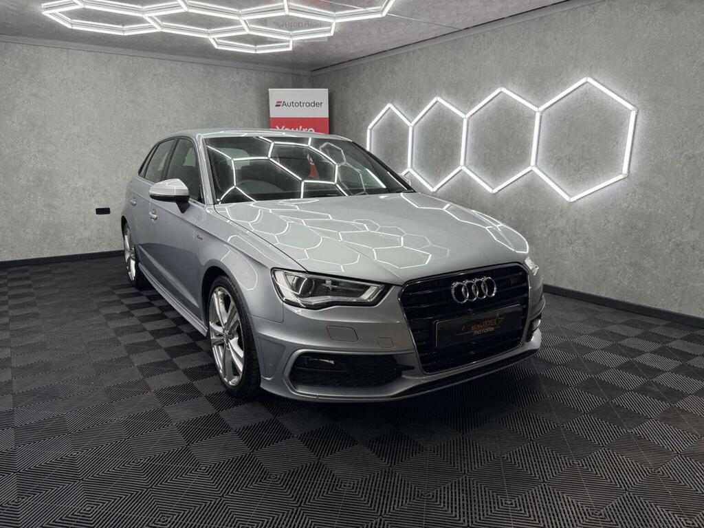 Audi A3 2.0 Tdi S Line Sportback Euro 6 Ss Silver #3