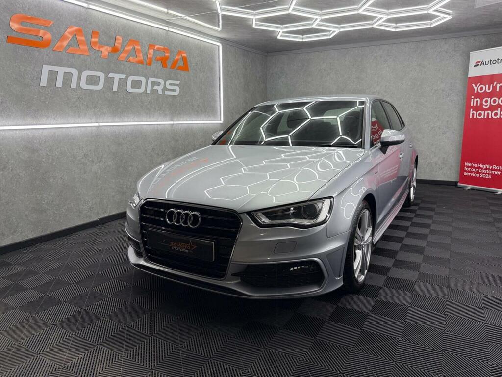 Audi A3 2.0 Tdi S Line Sportback Euro 6 Ss Silver #4