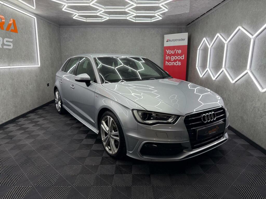 Audi A3 2.0 Tdi S Line Sportback Euro 6 Ss Silver #5