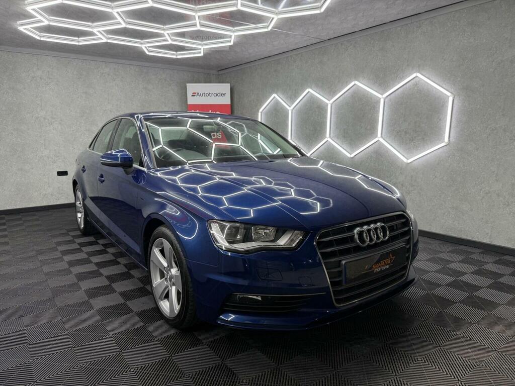 Audi A3 Saloon 2.0 Tdi Sport Euro 6 Ss Nav 2016 YS65YWW Blue #3