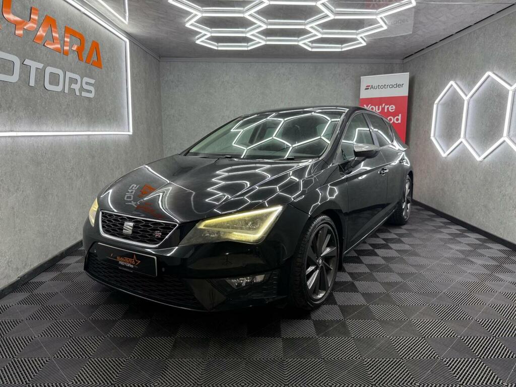 Seat Leon 2.0 Tdi Cr Fr Euro 5 Ss Black #5