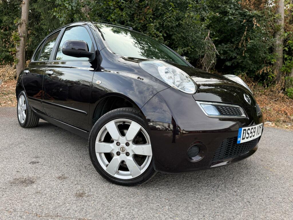 Nissan Micra 2010 10 Reg Hatchback 39,550 Miles 1.2L Black #89