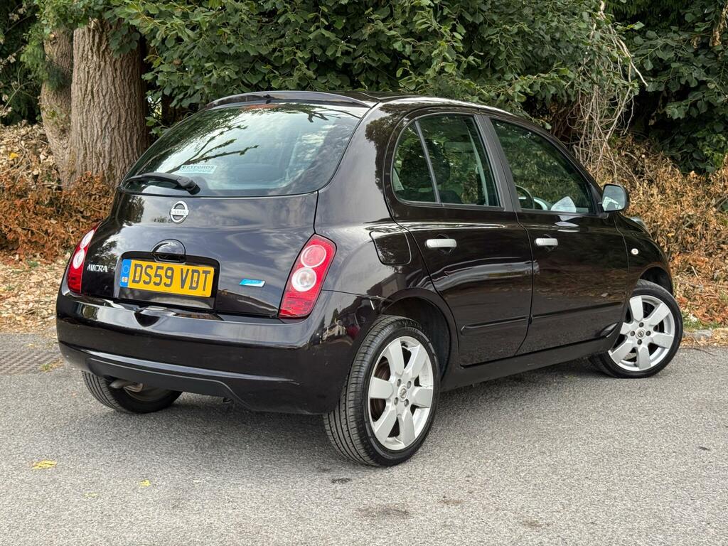 Nissan Micra 2010 10 Reg Hatchback 39,550 Miles 1.2L Black #38