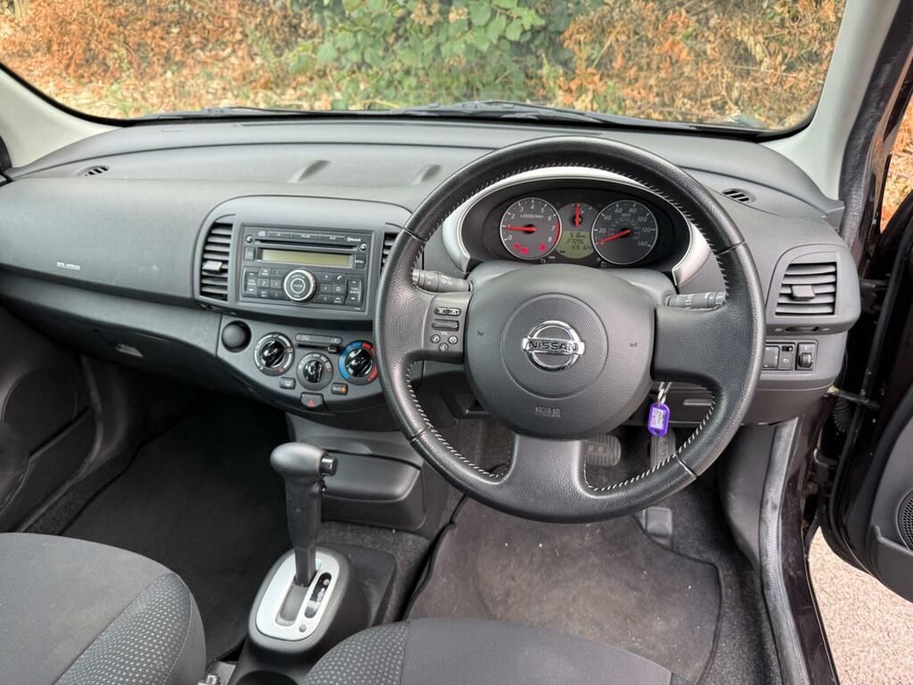 Nissan Micra 2010 10 Reg Hatchback 39,550 Miles 1.2L Black #106