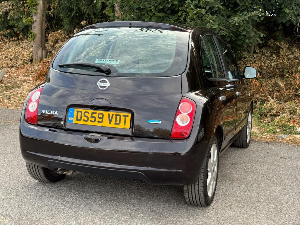 Nissan Micra 2010 10 Reg Hatchback 39,550 Miles 1.2L Black #39