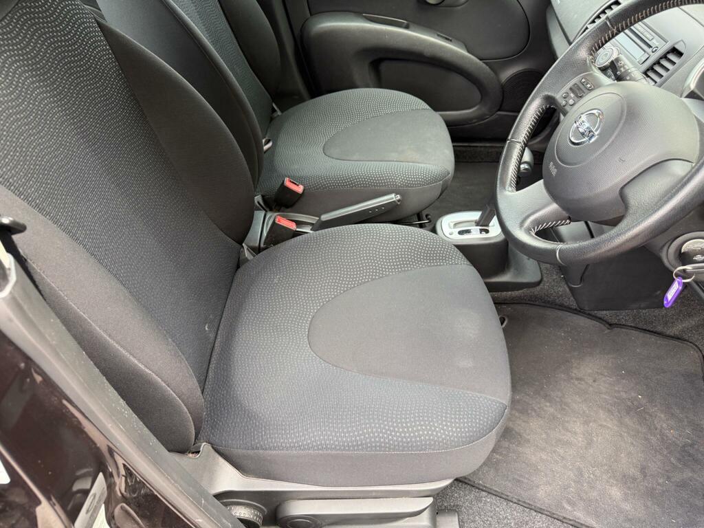 Nissan Micra 2010 10 Reg Hatchback 39,550 Miles 1.2L Black #45