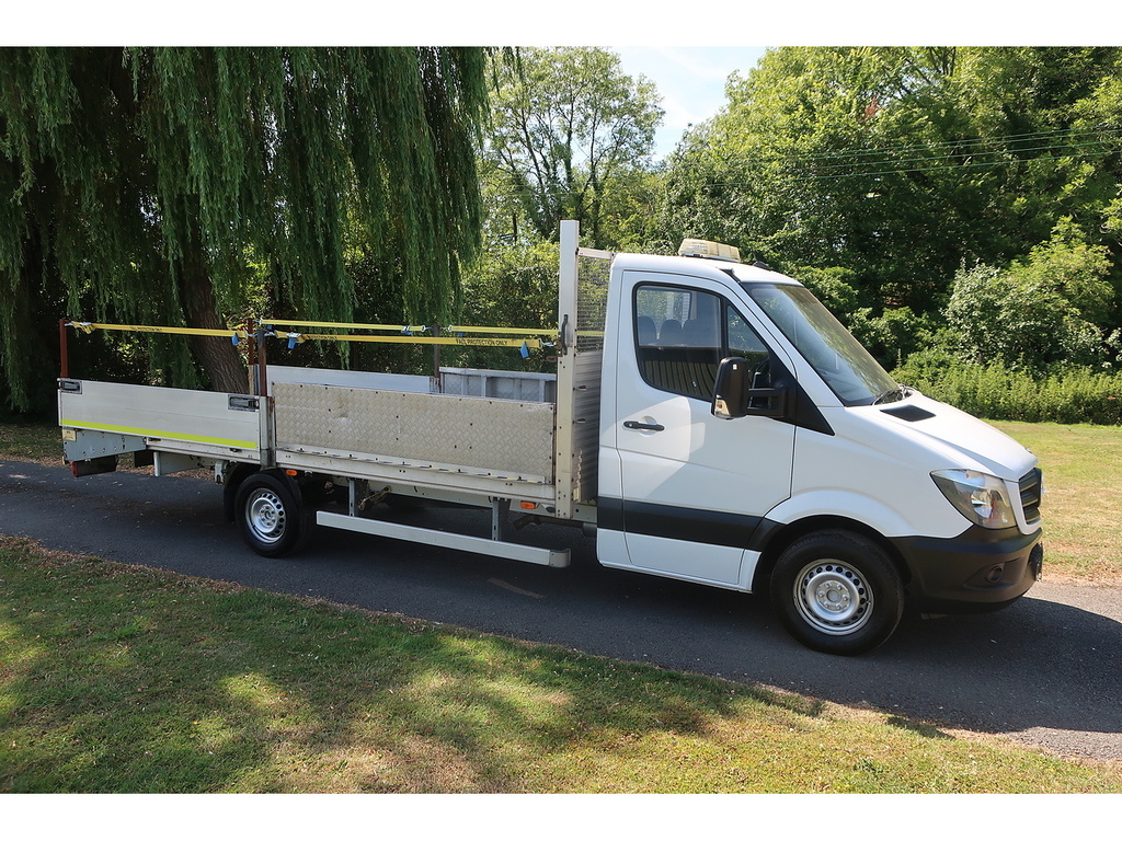 Mercedes-Benz Sprinter 2.1 Cdi Mower Plant Beavertail Dropside White #2