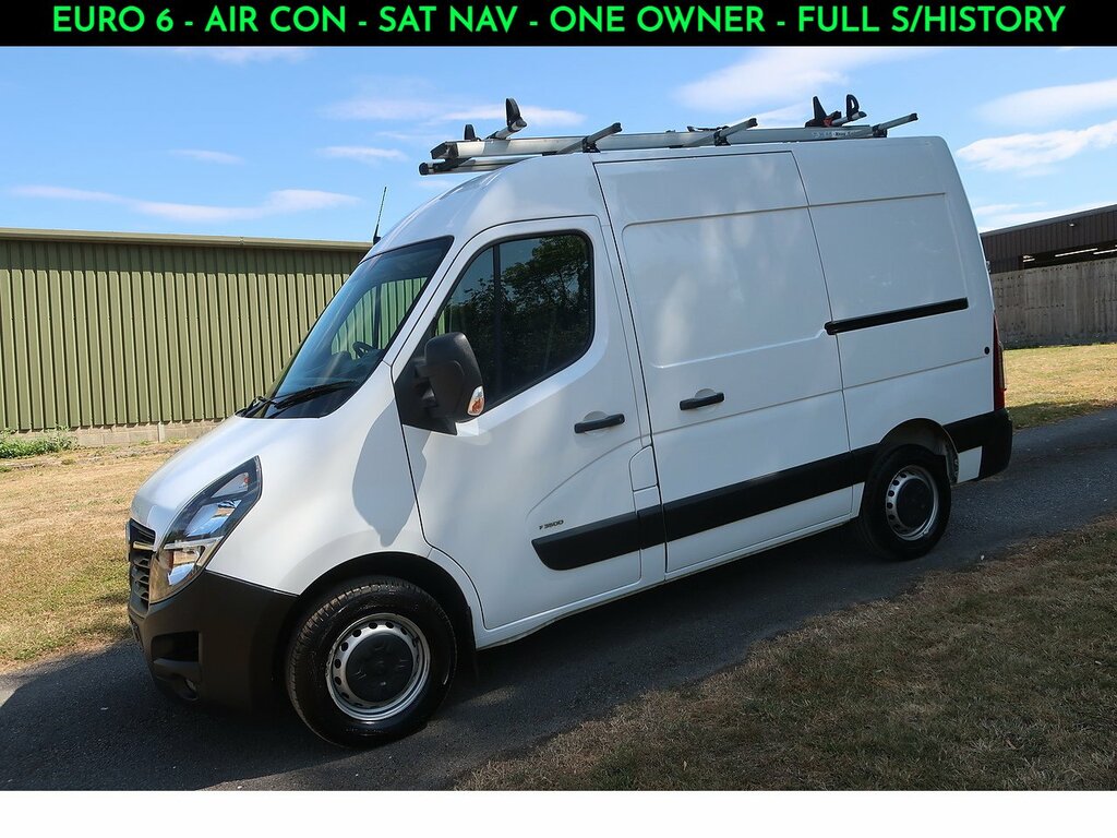 Vauxhall Movano 2.3 Cdti 3500 Biturbo Edition Panel Van White