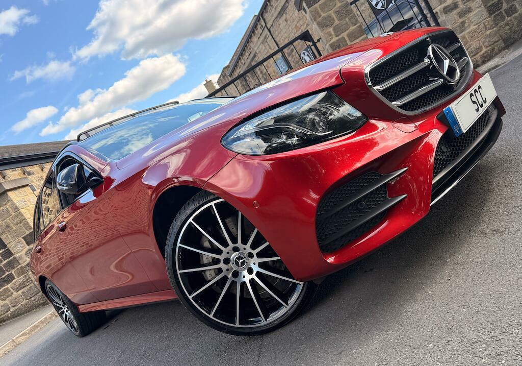 Mercedes-Benz E Class 2.9 E400d Amg Line Night Edition Premium Plus G- Red #2