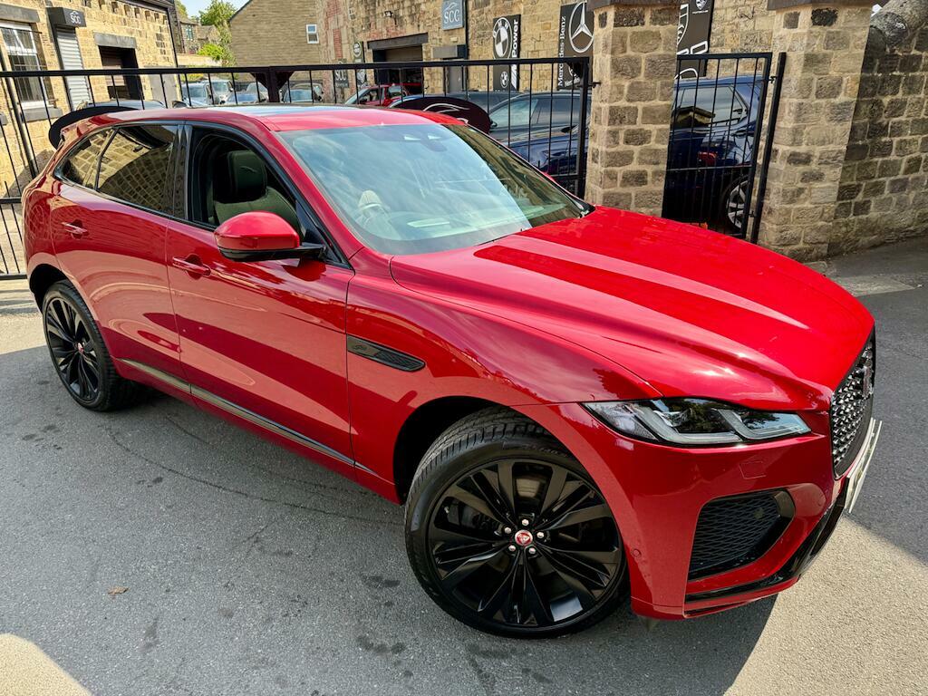 Jaguar F-Pace R-dynamic Hse Red #3