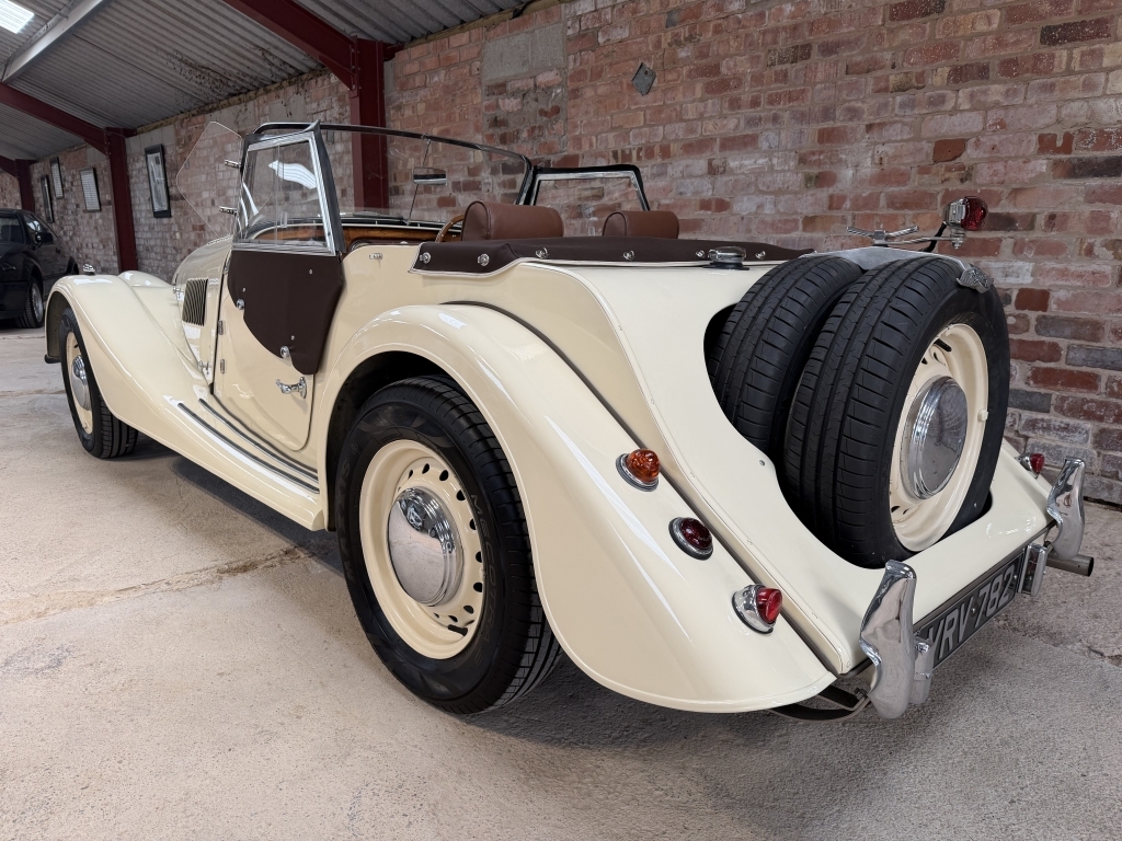 Morgan Plus Four Sports White #3