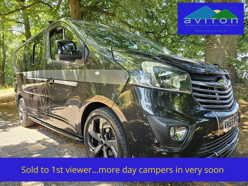 Vauxhall Vivaro Camper Van 1.6 Cdti 2700 Biturbo Ecoflex Sportive Black