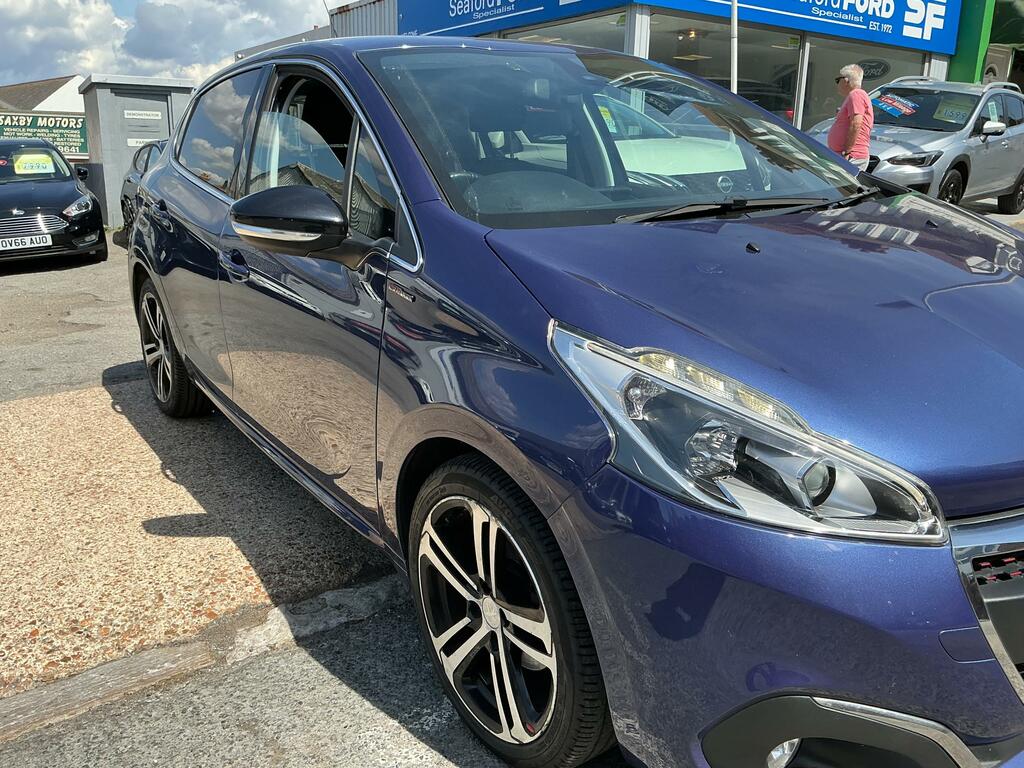 Peugeot 208 1.6 Bluehdi Gt Line Hatchback Eu Blue #3