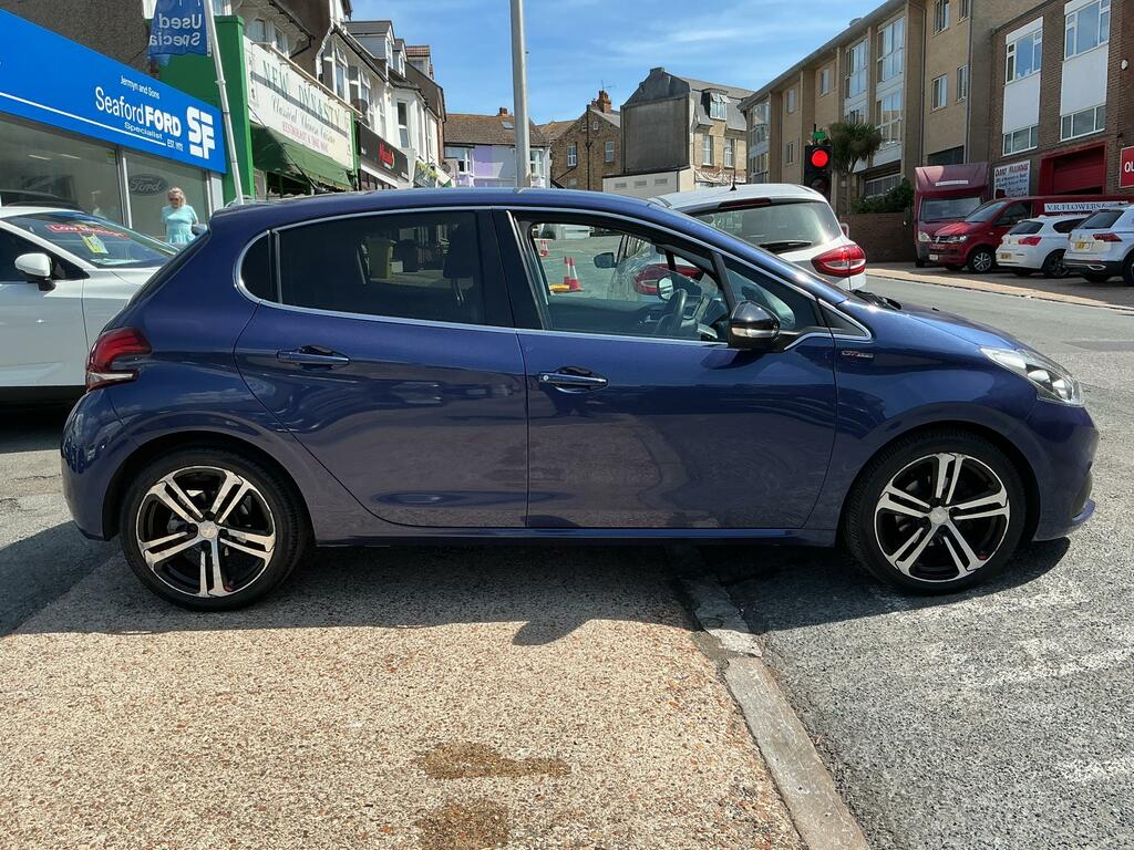 Peugeot 208 1.6 Bluehdi Gt Line Hatchback Eu Blue #4