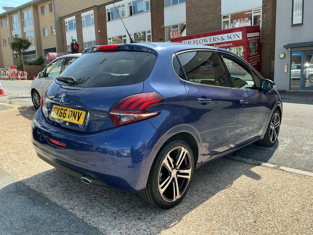 Peugeot 208 1.6 Bluehdi Gt Line Hatchback Eu Blue #5