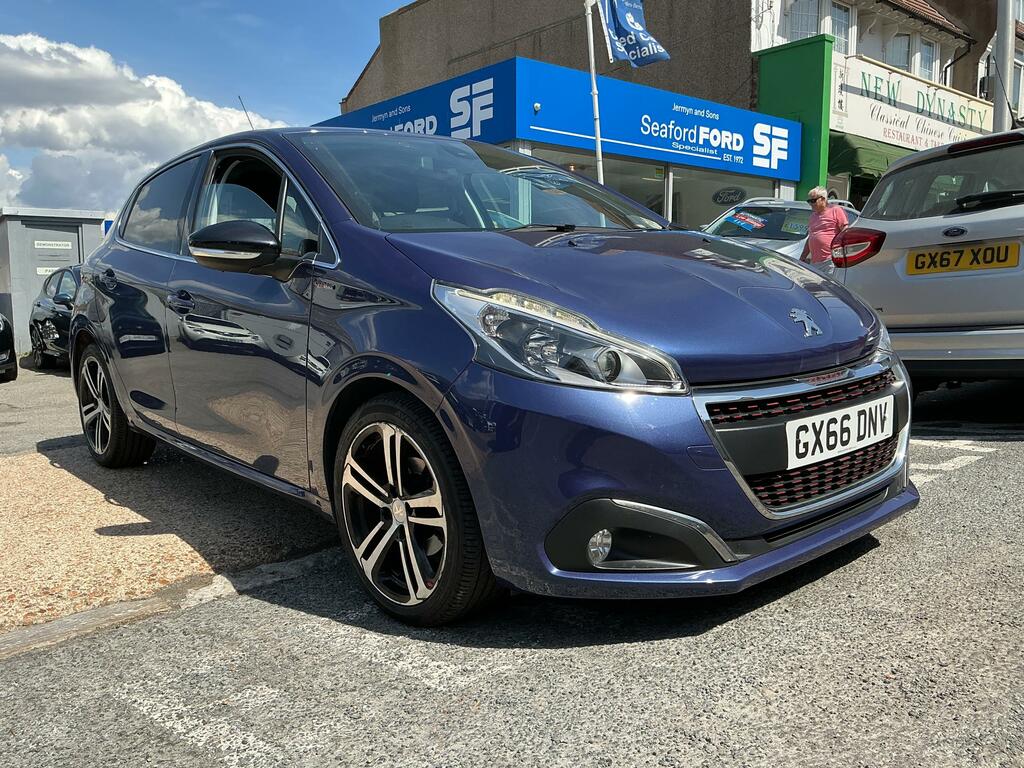 Peugeot 208 1.6 Bluehdi Gt Line Hatchback Eu Blue