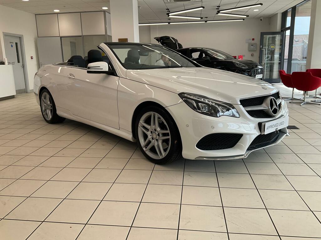 Mercedes-Benz E Class 2.1 E220 Bluetec Amg Line Premium Cabriolet White