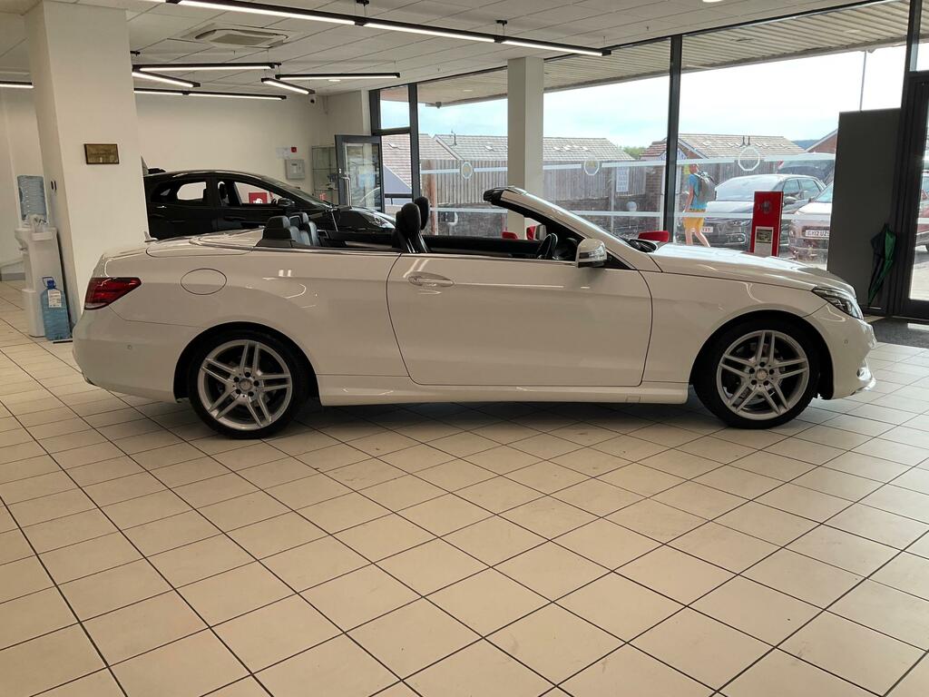 Mercedes-Benz E Class 2.1 E220 Bluetec Amg Line Premium Cabriolet White #5