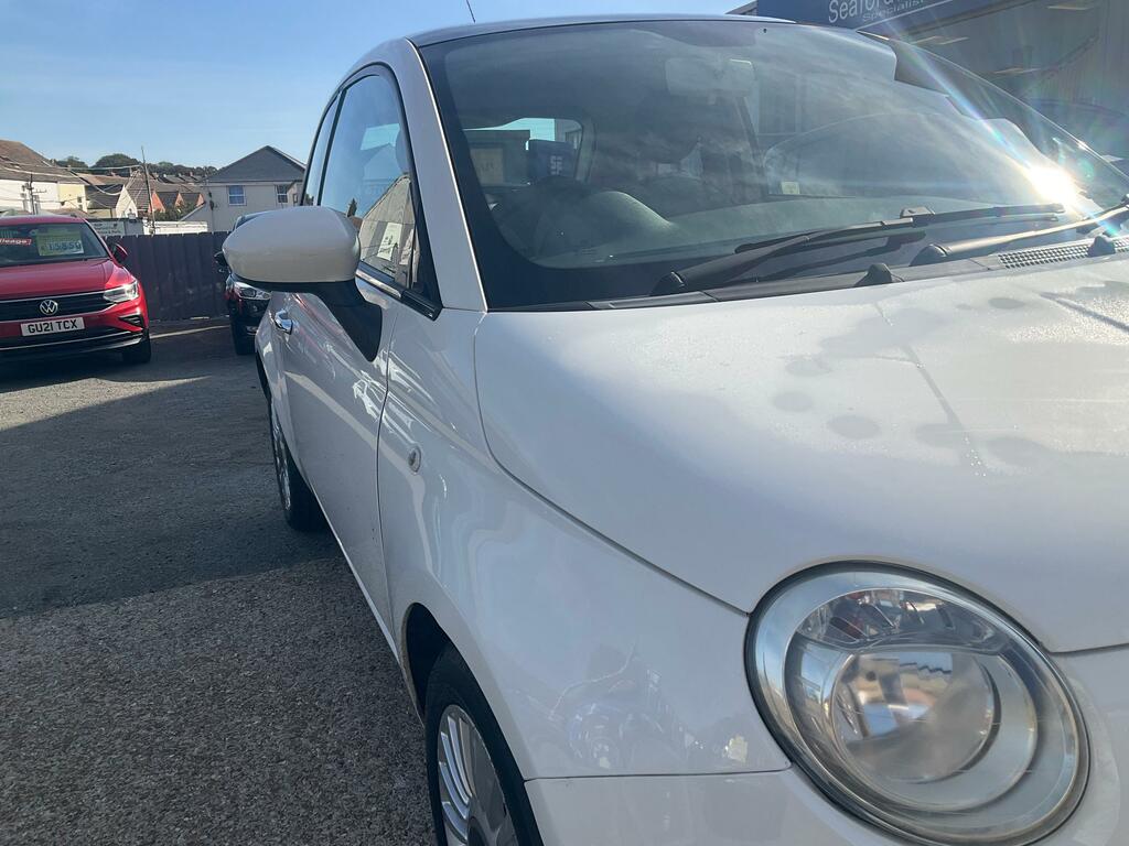 Fiat 500 1.2 Lounge Hatchback Euro 5 Ss WN12BNJ White #3