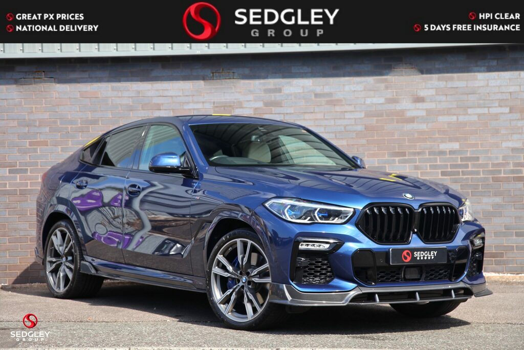 BMW X6 3.0 M50d Xdrive Blue