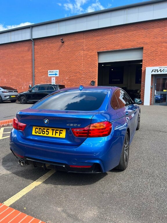 BMW 4 Series Gran Coupe 2L M Sport Blue #4