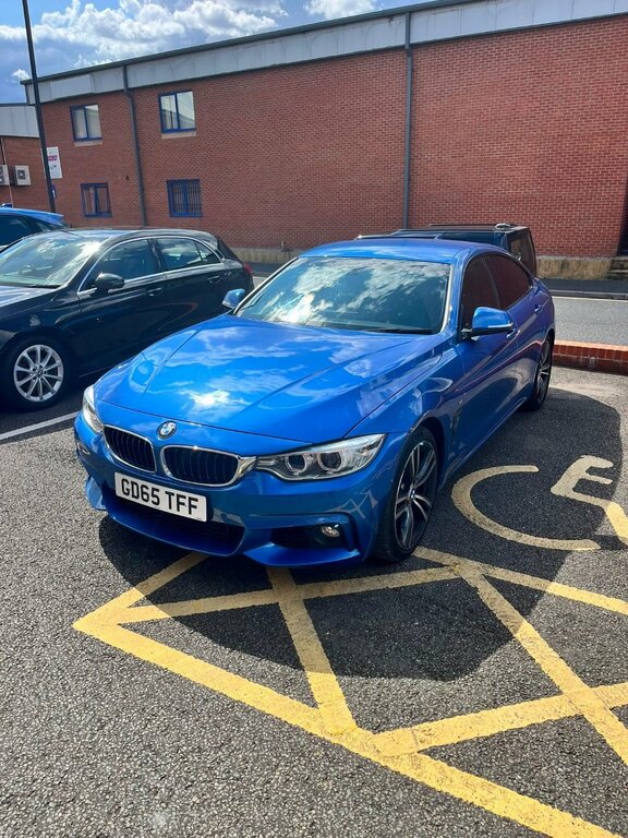 BMW 4 Series Gran Coupe 2L M Sport Blue #2