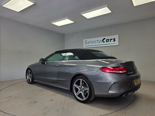Mercedes-Benz C Class 2.1 C220d Amg Line Premium Plus Cabriolet Di Grey