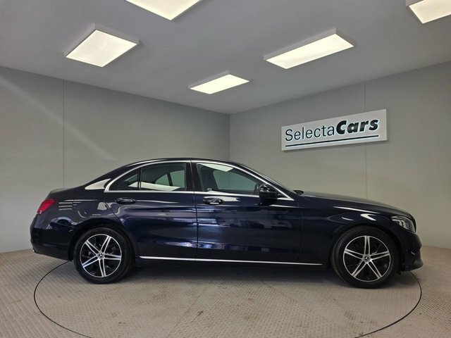 Mercedes-Benz C Class 1.5 C200 Mhev Eq Boost Sport Premium Saloon Blue #5
