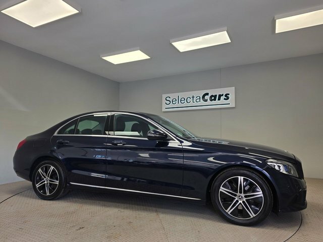 Mercedes-Benz C Class 1.5 C200 Mhev Eq Boost Sport Premium Saloon Blue