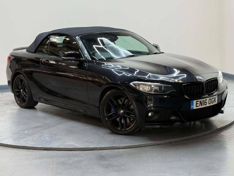BMW 2 Series 2.0 218D M Sport EN16OGK Black #2