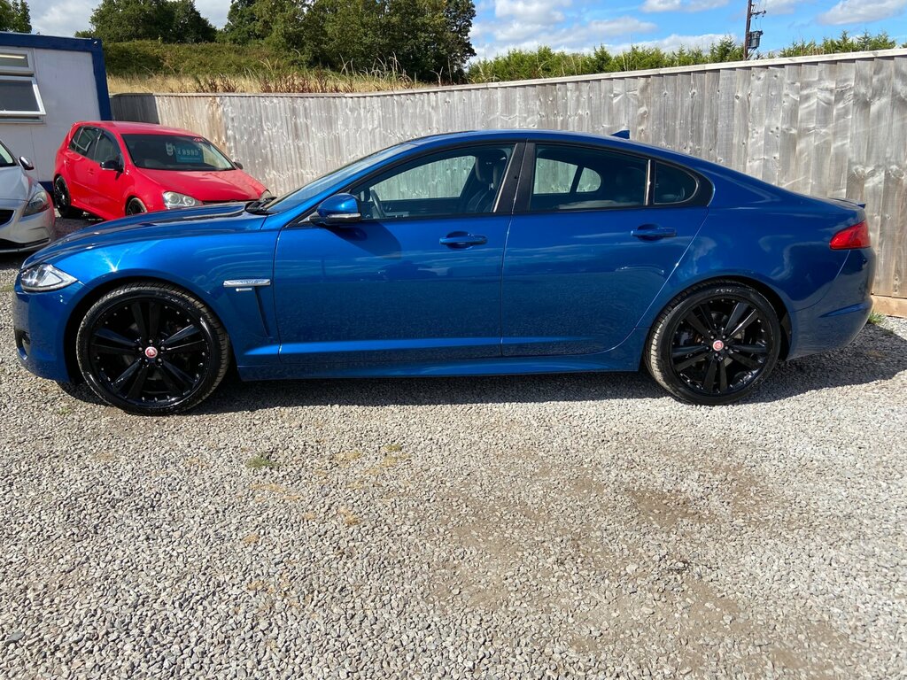 Jaguar XF 2.2D R-sport Black Saloon Euro 5 DU15OAA Blue #5